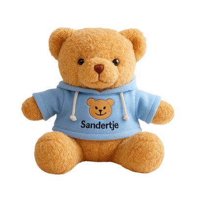 Knuffel teddy beer (gepersonaliseerd)