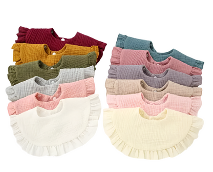 Slabbertje met franjes (gepersonaliseerd)