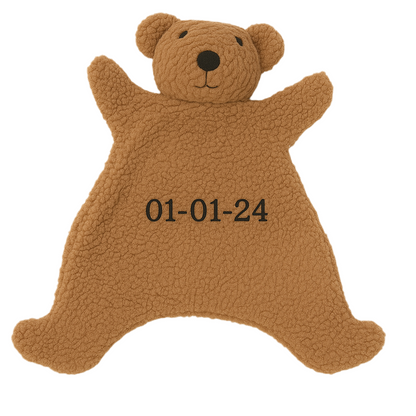 Knuffel bruine beer (gepersonaliseerd)